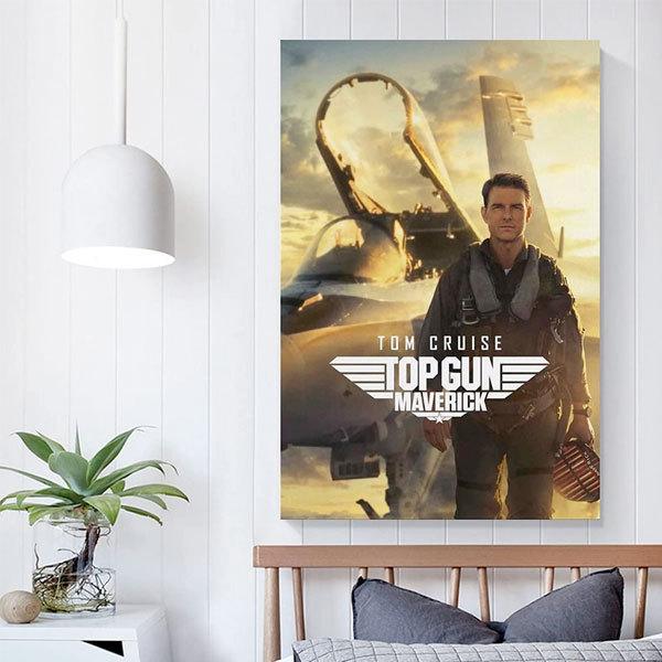 トップガン 2022 ポスター マーベリック 映画ポスター 60x90cm プリント フレームなし ディスプレイ用 トムクルーズ TOP