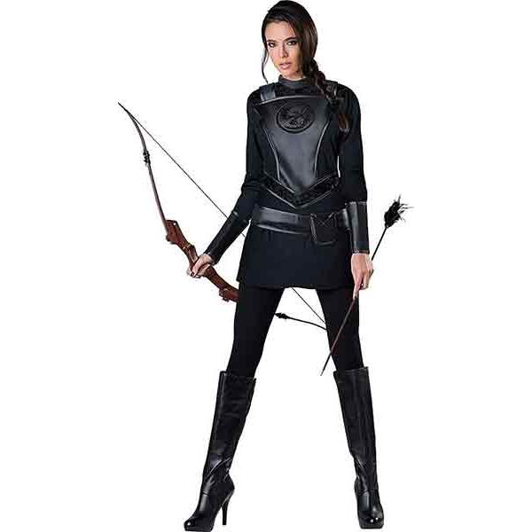 ハンター ルネッサンス ウォリアー コスプレ 衣装 大人用 ハロウィン コスチューム イベント パーティー 狩猟 女 猟師 演劇 舞台