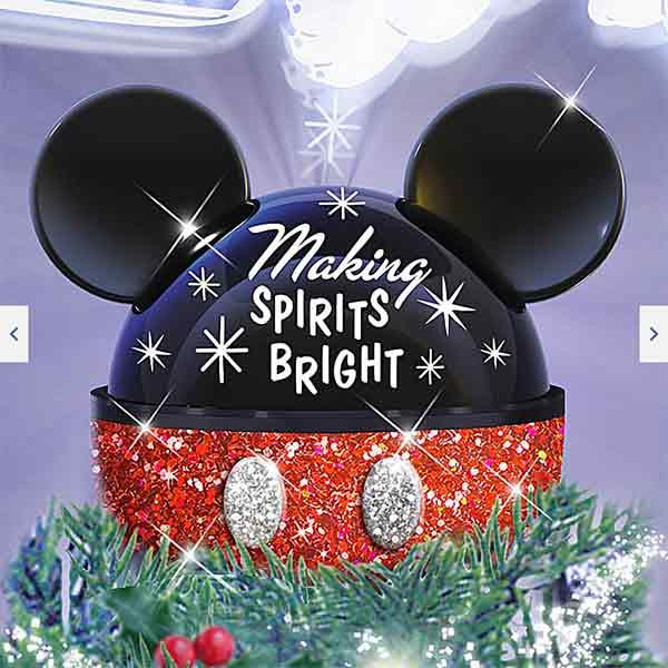 クリスマスツリー ディズニー ミッキーマウス ツリー トッパー 回転ライト プロジェクター 79827アカムスYahoo!店 通販