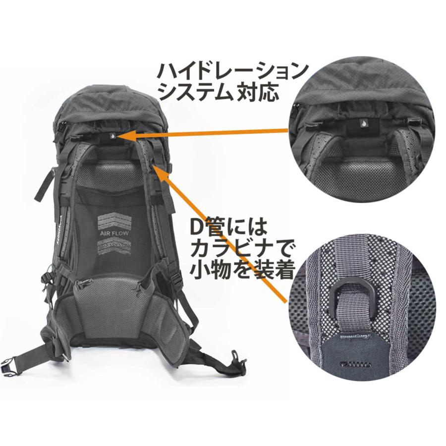 登山リュック 35L 軽量 背負いやすい 日帰り ハイキング トレッキング 低山  富士山 初心者OK 女性にも 機内持ち込み バックパック Cordoba 35 アコンカグアの画像