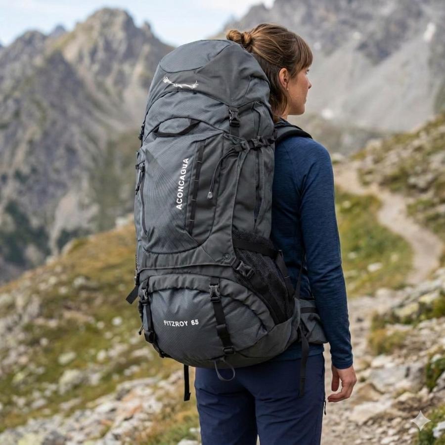 いっちゃん　TECNICA アコンカグアGTX UK5.5 新品 Aconcagua（アコンカグア） Fitzroy 65 フィッツロイ 65L 登山リュック