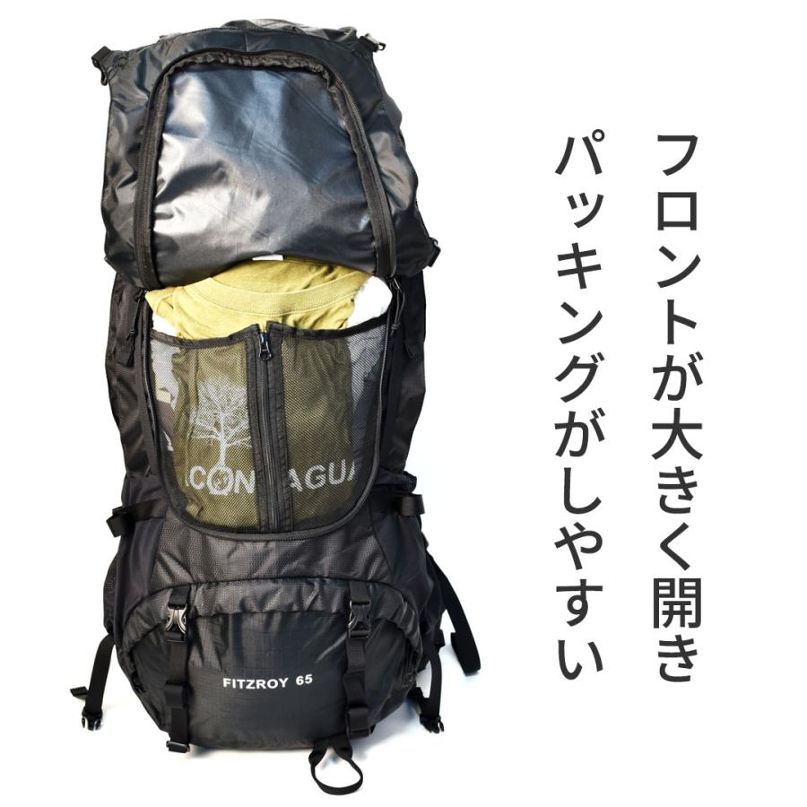 登山リュック 65L 大容量 大型 丈夫 登山用 バックパック Aconcagua Fitzroy 65 フィッツロイ 父の日ギフト | Aconcagua | 02