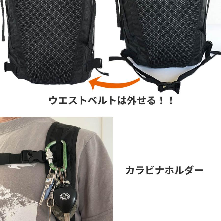 Aconcagua IGUAZU (イグアス) 23L+7L UL 防水リュックサック ロールトップ式 アコンカグア 超軽量 完全防水 メンズ/レディース対応 YKK社製ジッパー｜aconcagua｜07