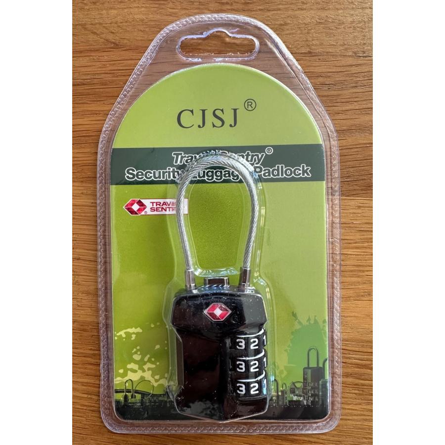 TSA承認 3桁 ケーブル 南京錠 旅行用 スーツケース ダッフルバッグ ロック ザックカバー用 |  | 03