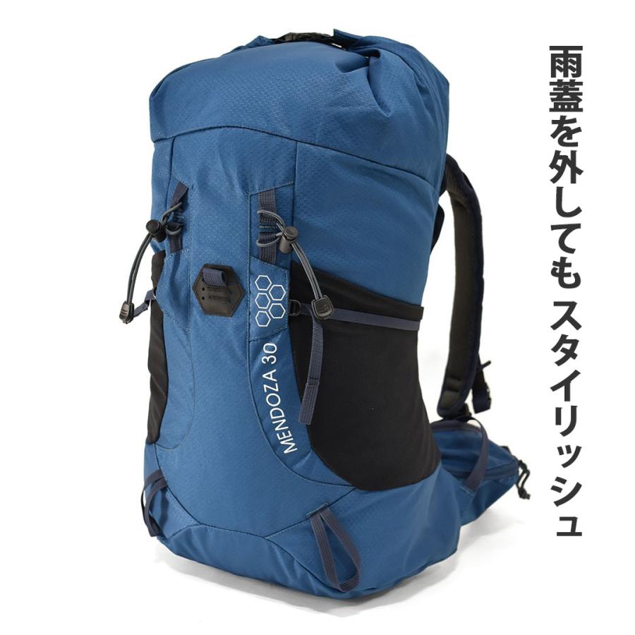 登山 リュック 30リットル Aconcagua 30L 日帰り リュックサック ハイキング 機内持ち込み アコンカグア レインカバー付き 黒 青｜aconcagua｜07