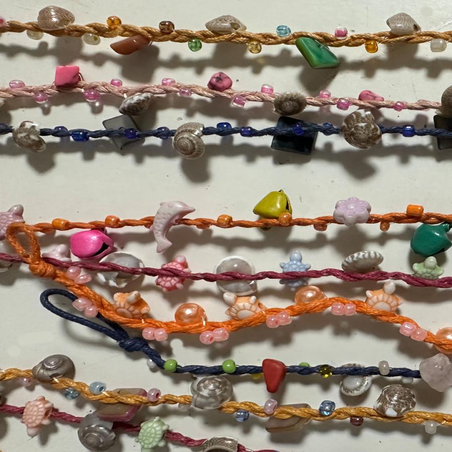 リストアクセサリー(ミサンガ) おしゃれな手作りミサンガ/アクセサリー ブレスレット アンクレット