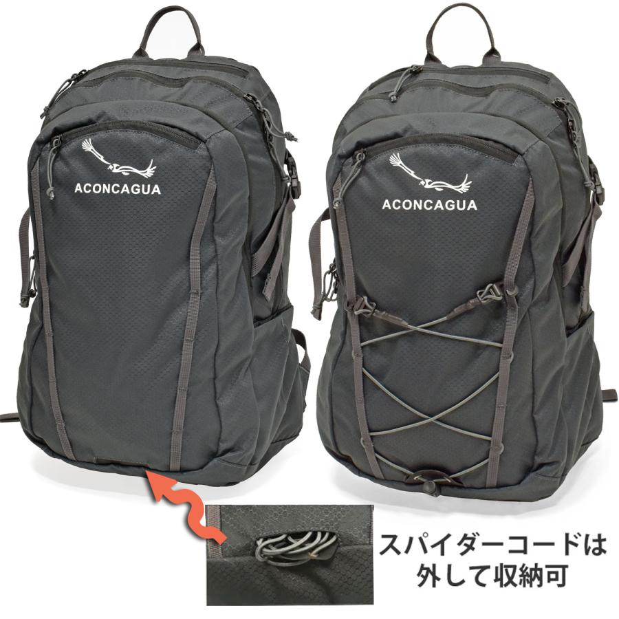 リュック 27L 軽量 デイパック 通勤 通学 PC収納 A4対応 バックパック 旅行 ハイキング 散策 タウンユース メンズ レディース Rosario 27 アコンカグア 爆買_8