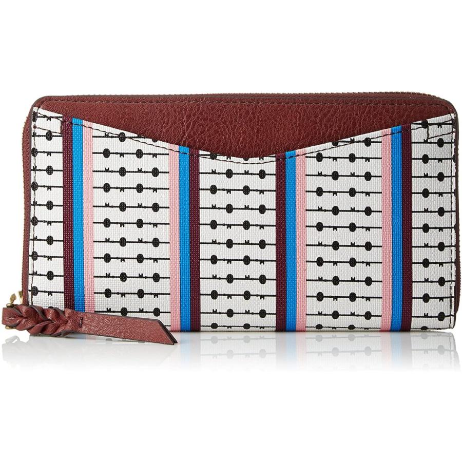 ふるさと納税 フォッシル 財布 Caroline Rfid Zip Around Wallet Sl7594 エクリュ マルチストライプ アウトレット送料無料 Www Skylanceronline Com
