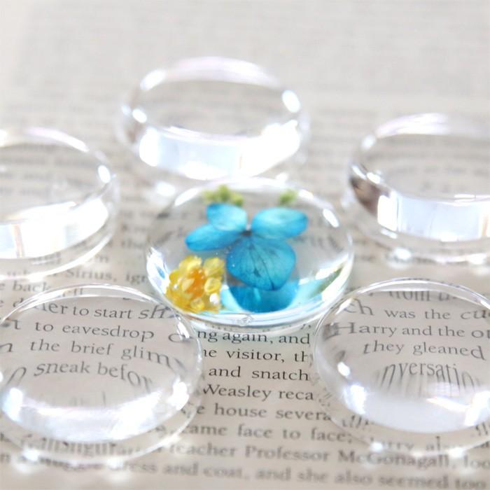 No.24 可愛いお花のマグネット♡固まるハーバリウム3個set アクリル マグネット キット 【5点セット】 固まるハーバリム レジン