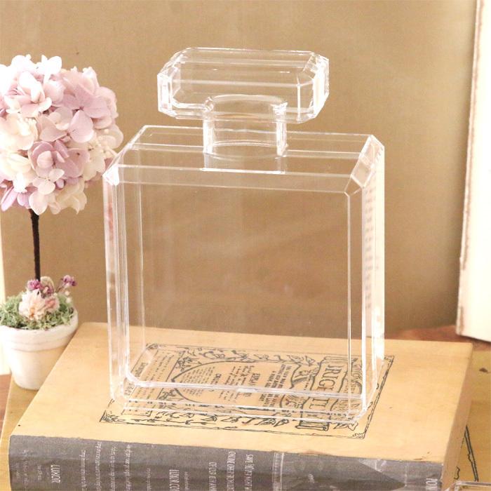 1点】 香水ボトル風 アクリル容器 （本体のみ） [ 香水 ケース