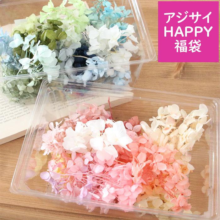 【福袋】アーティフィシャルフラワー花材&資材 アジサイ HAPPY 福袋 [ プリザーブド フラワー あじさい 紫陽花