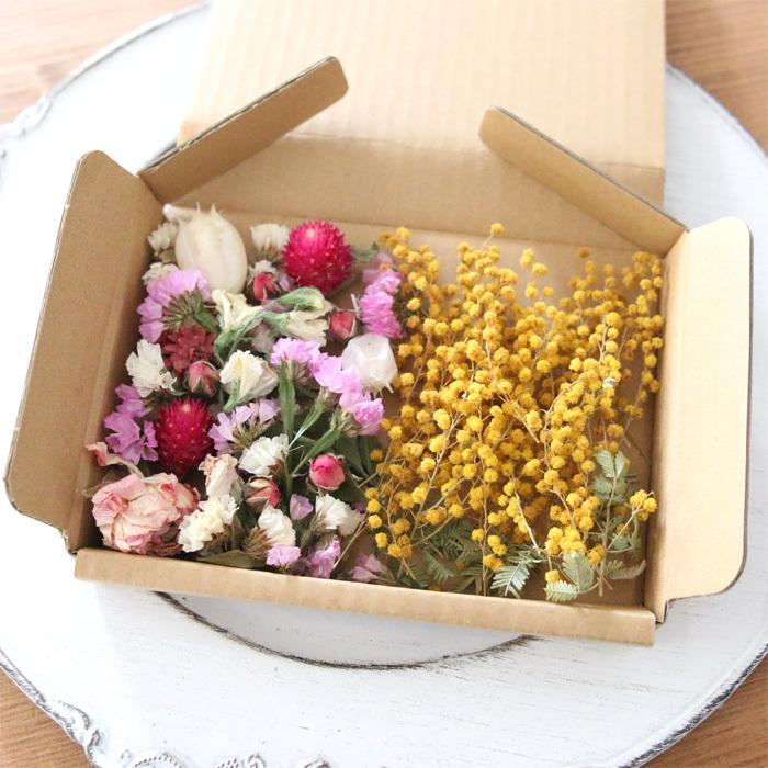 ドライフラワー 詰め合わせ 花材 セット 【ミモザ30本入り】 PK : ハー