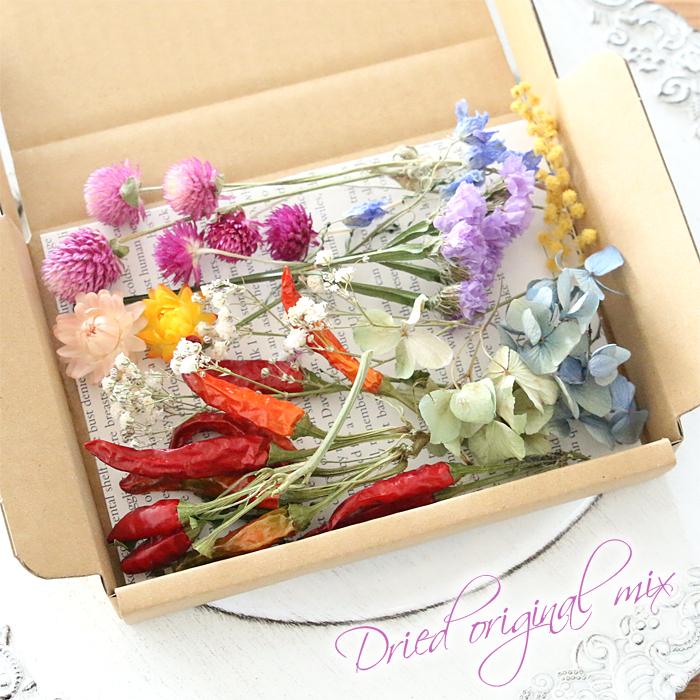 ドライフラワー 詰め合わせ 花材セット MIX （トウガラシ他
