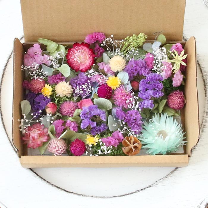 ビビットカラー 花材詰め合わせ キット セット 【プリザーブド