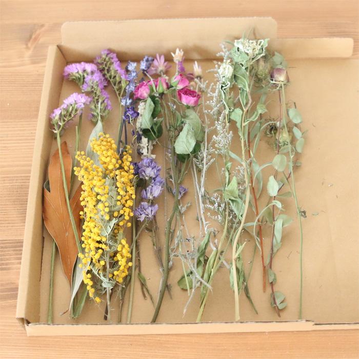 A4サイズ】 15種類 ドライフラワー 花材 詰め合わせ （ パープル系
