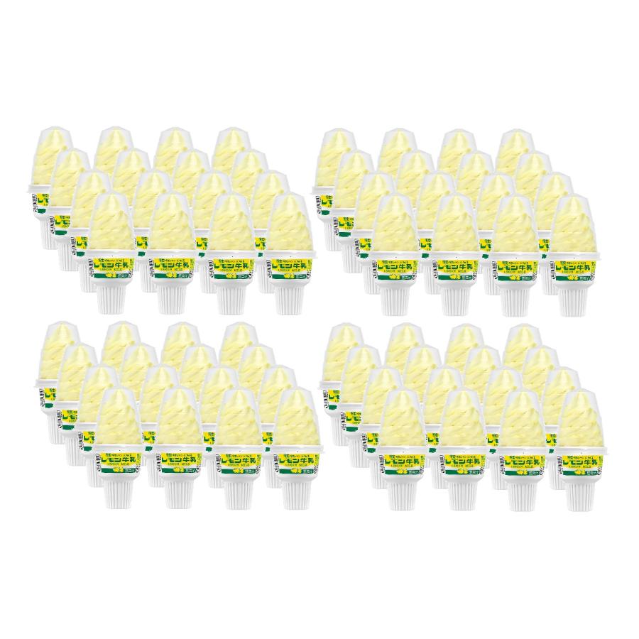 アイス レモン牛乳ソフト 16個入×4ケース 計64個 フタバ食品 CS納品 冷凍 まとめ買い 大量 ケース買い お取り寄せ グルメ スイーツ アイス レモン牛乳ソフト 16個入×4ケース 計64個 フタバ食品 CS納品