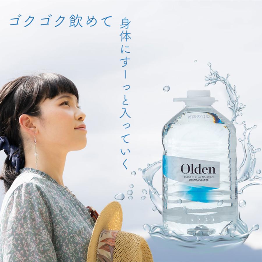 ミネラルウォーター 北欧ノルウェーの天然水オルデン 5000ml×4本 Olden