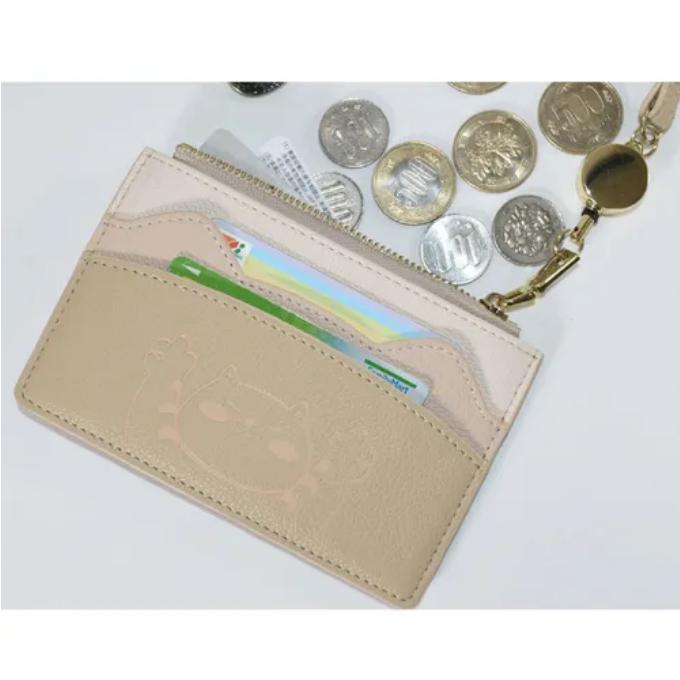 カードケース ネコ型押しカードケース ブラック ベージュ グリーン