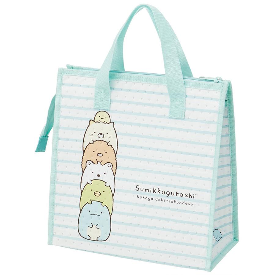 すみっコぐらし　買い物かごバッグ　ストレスボトル　ランチポット メール便対象品】 ランチバッグ 保冷 保温 おしゃれ がま口