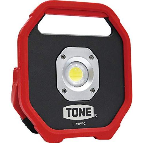 素晴らしい価格 トネ(TONE) LED投光器(充電タイプ) レッド/ブラック LT19WPC 投光器