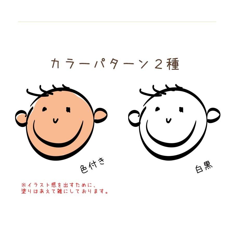 顔イラスト入り名入れトートバッグ 通園 通学 おけいこバッグやママバッグとして Name Tote Face2 006 Aカレッジ 通販 Yahoo ショッピング