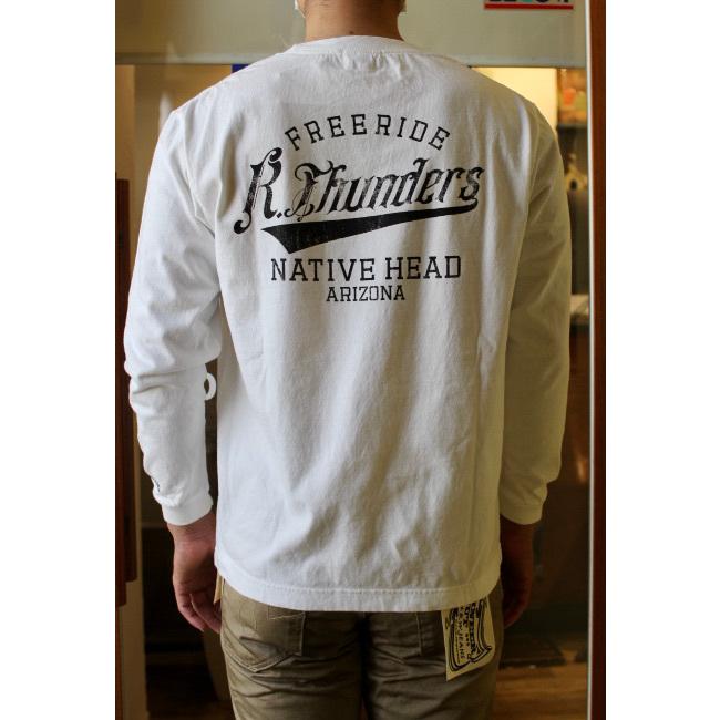 ACOUSTIC(アコースティック) NATIVE HEAD L/S TEE  頑丈なロングTシャツ  特大サイズ(XXL)あり 丈夫 新作｜acoustic-smartspice｜02