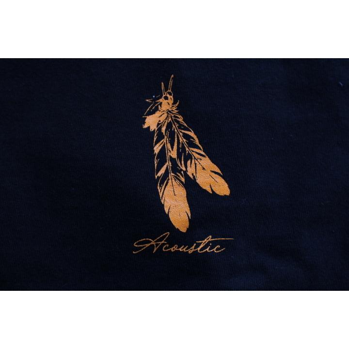 ACOUSTIC アコースティックLONG WAY TEE 頑丈な肉厚Tシャツ 絶対に首の伸びない丈夫なTシャツ アメカジプリントTシャツ|acoustic-smartspice|14