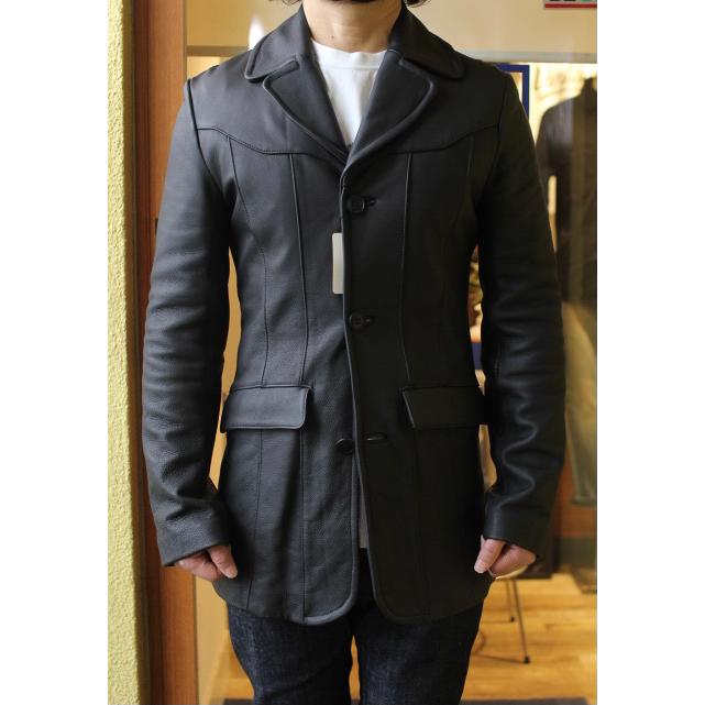 Acoustic ACOUSTIC(アコースティック) DEER LEATHER COAT JACKET 