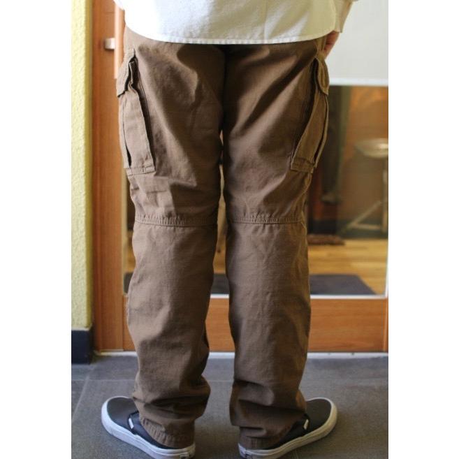 BLUE WAY(ブルーウェイ) BACK SATIN TAPERED CARGO PANTS 高級バックサテン生地 テーパード カーゴパンツ 日本製 送料無料｜acoustic-smartspice｜05