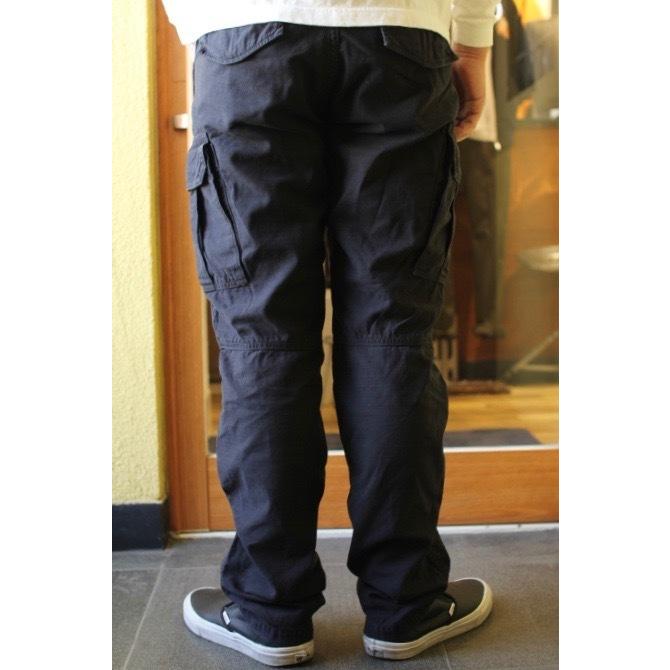 BLUE WAY(ブルーウェイ) BACK SATIN TAPERED CARGO PANTS 高級バックサテン生地 テーパード カーゴパンツ 日本製 送料無料｜acoustic-smartspice｜07