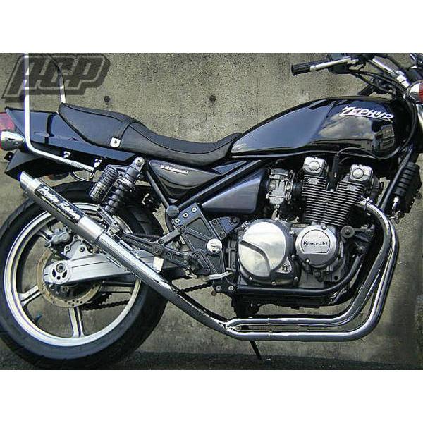 ゼファー400 PRMタイプゼファー400X 4-2-1マフラーメッキ送料込み 