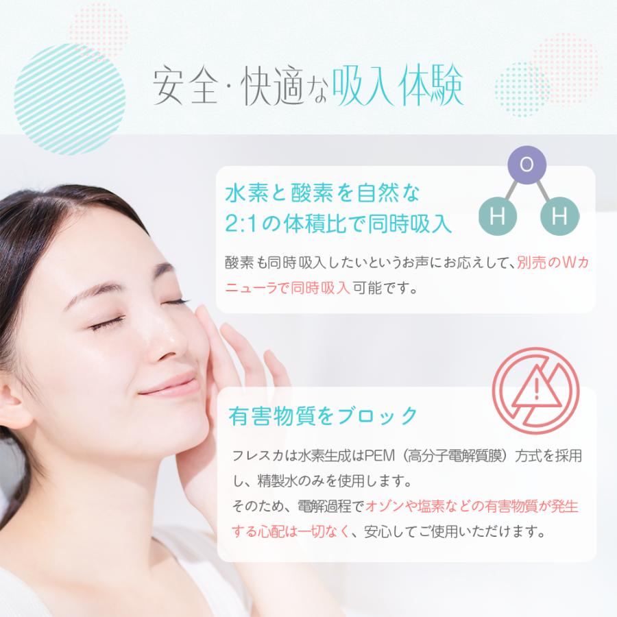 水素吸入器 毎分600ml 高濃度水素生成吸入器 水素吸入 酸素同時吸入毎