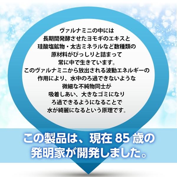 ヴァルナミニ アクアリウム 水質改善 アロワナ らんちゅう 熱帯魚 3