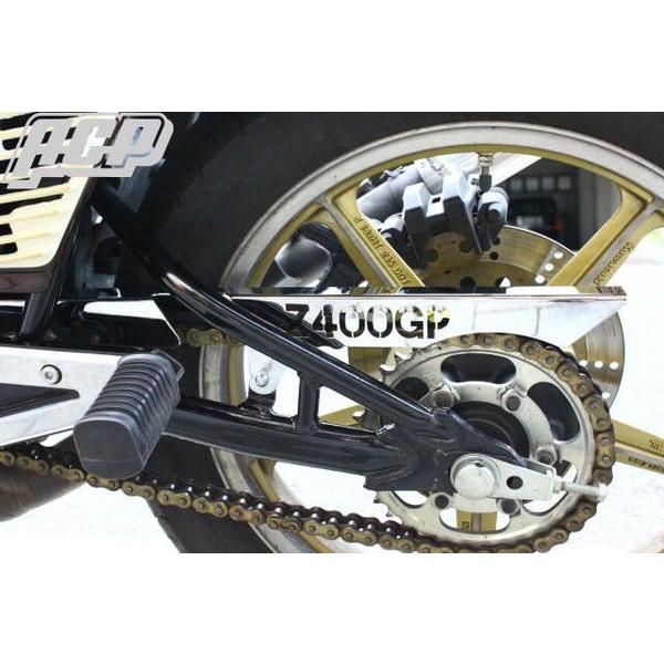 Z400GP ブラック チェーンケース 新品 ロゴイリ Z400GP ロゴイリメッキチェーンケース : エーシーピー二輪サービス