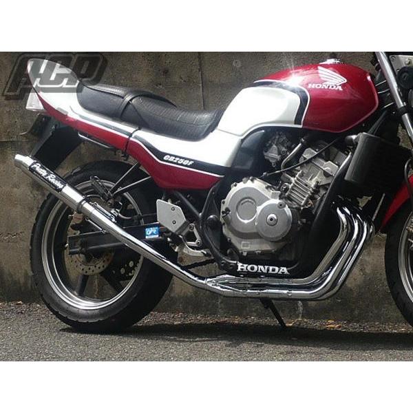 HONDAジェイド250　4-2-1集合管 マフラー メッキ プリティー製 JADE 250 極 タイプ2 4-2-1 マフラー メッキ : エーシー
