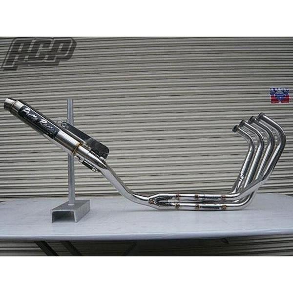 CBR400f 4-2-1マフラー プリティー製 CBR400F 極 タイプ2 4-2-1 マフラー メッキ : エーシー