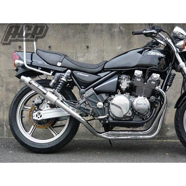 プリティー製 ゼファー400 極 タイプ3 4-2-1 マフラー メッキ