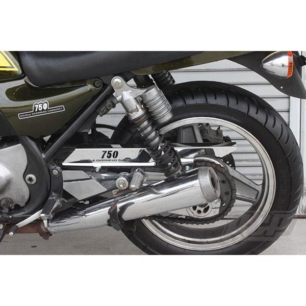 ゼファー750用 Z2タイプ ロゴ入り メッキ チェーンケース : エーシー 