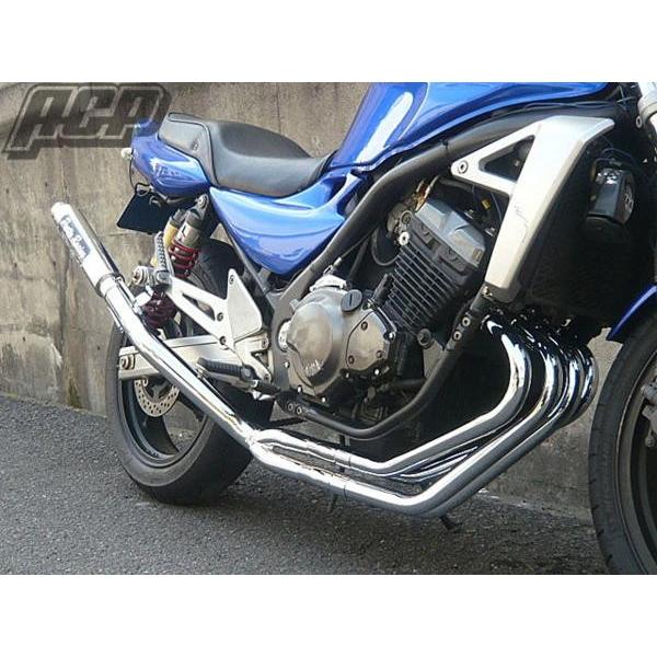 Pretty Racing ４-２-1マフラー　バリオス1型 プリティー製 バリオス 1型 流 タイプ1 4-2-1 マフラー メッキ