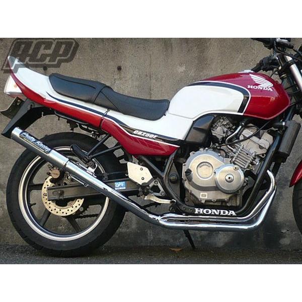 プリティー製 JADE 250 流 タイプ2 4-2-1 マフラー メッキ : エーシー