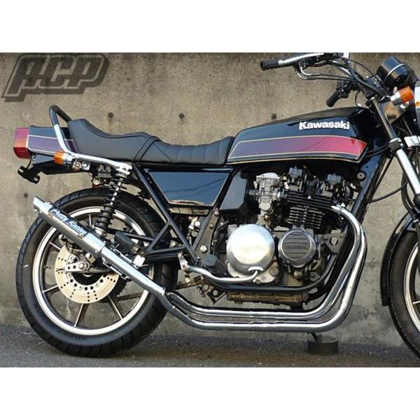 プリティー製 Z400FX 改 タイプ3 4-2-1 マフラー メッキ