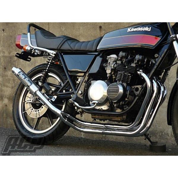 KAWASAKI Z400FX E4 プリティー製 改(タイプ１) 4-2-1 マフラー メッキ [Z400FX E4] カワサキ プリティー製 Z400FX E4 改 タイプ1 4-2-1 マフラー メッキ