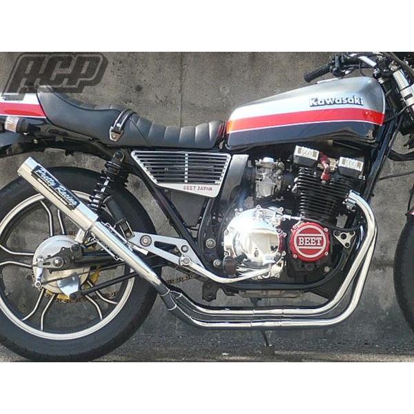 プリティー製 XJ400 改 タイプ2 4-2-1 マフラー メッキ プリティー製 XJ400 改 タイプ2 4-2-1 マフラー メッキ