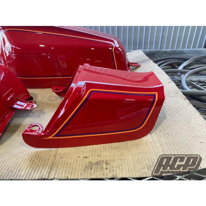 z400fx E2 ラインデカール ACP製 ファイヤークラッカーレッド Z400FX E2 ラインステッカーセット (赤ベース) : エーシーピー