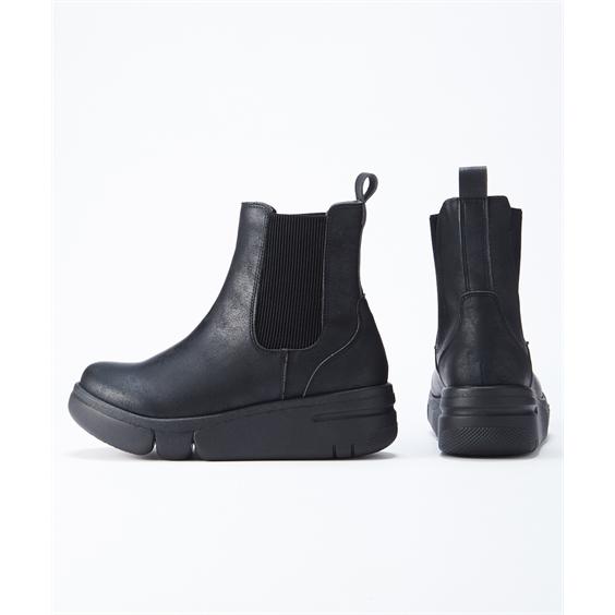 Re:getA -リゲッタ- Re-163c 軽量 厚底 晴れ雨兼用 サイドゴアブーツ