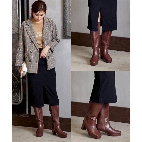 ニッセン（nissen） ブーツ 靴 4E 幅広 ゆったり ワイド 大きいサイズ