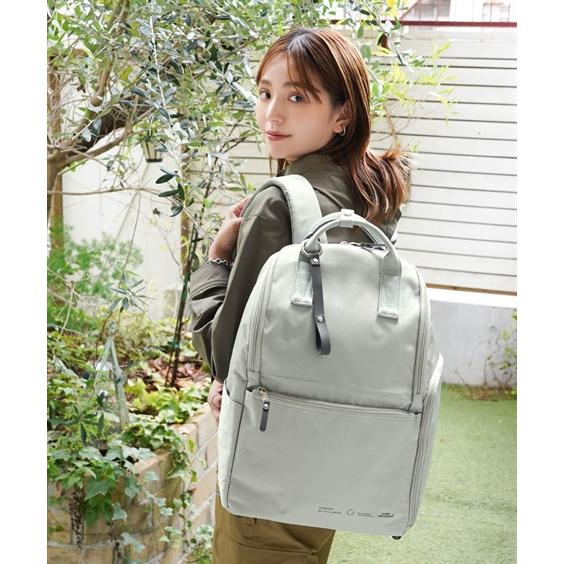 バッグ（鞄） anelloGRANDE アネログランデ アネロ anello 自立可能 置いて使える はっ水 リュック A4対応 PC収納 キャの画像