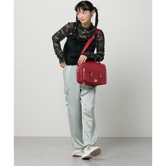 バッグ（鞄） ぬいがきれいに入る シークレット仕様 サッチェル 2WAY ショルダー 手提げ ぬいぐるみ ハンドバッグ ライブ 推し活 舞台 (アクアカルダ 送料無料) | ニッセン | 14