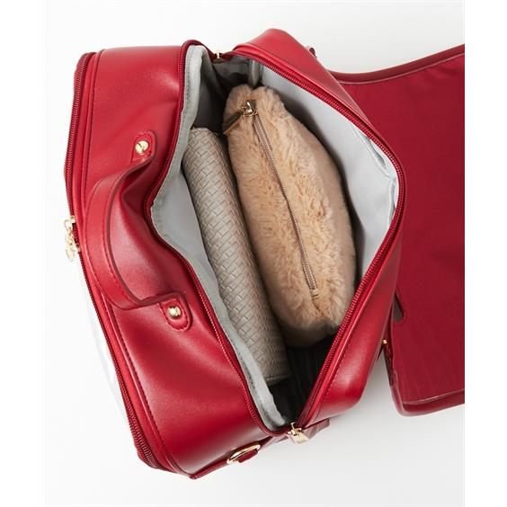 バッグ（鞄） ぬいがきれいに入る シークレット仕様 サッチェル 2WAY ショルダー 手提げ ぬいぐるみ ハンドバッグ ライブ 推し活 舞台 (アクアカルダ 送料無料) | ニッセン | 15