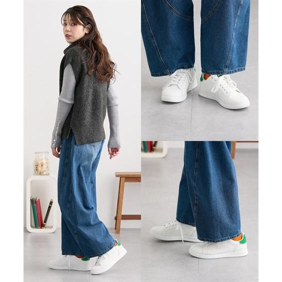 スニーカー 靴 4E 幅広 ゆったり ワイド 大きいサイズ moz モズ エルク 超軽量 レースアップ 軽い カジュアル シンプル へらじか (アクアカルダ)の画像